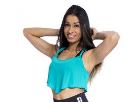 Regata Cropped Azul